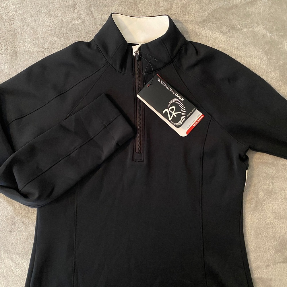 Zero Restriction Pullover Sz Small Black Samantha… - image 1